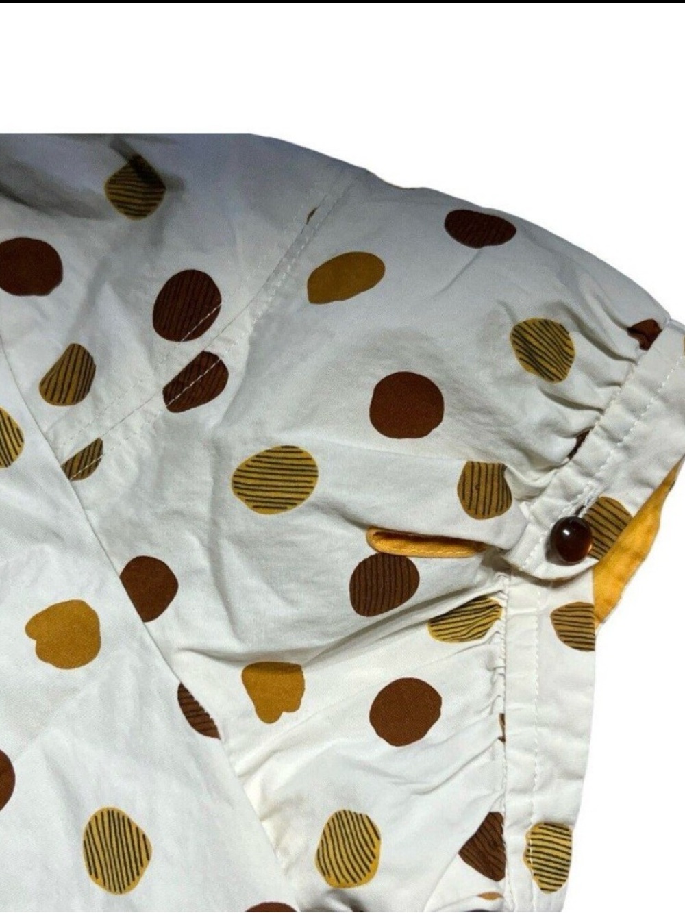 Odille (Anthropologie) Polka Dot Blouse - Size 2 - Retro/Cottagecore - Picture 8 of 9